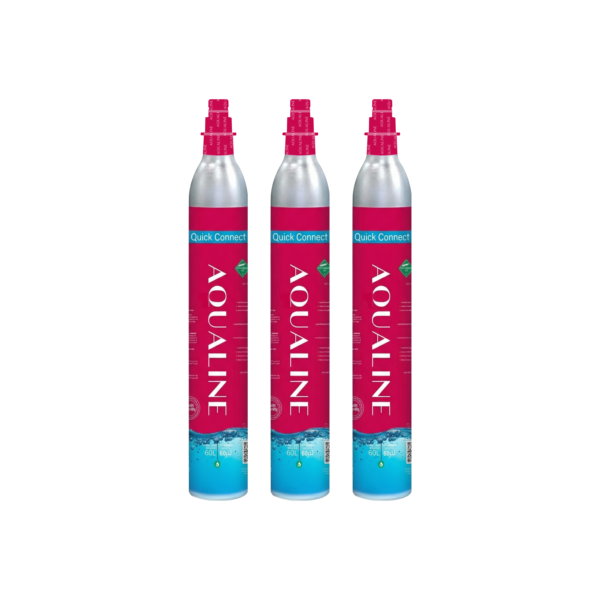 Aqualine Quick Connect 60-Liter Carbon Dioxide Cylinders (14.5 oz) – Pack of 3