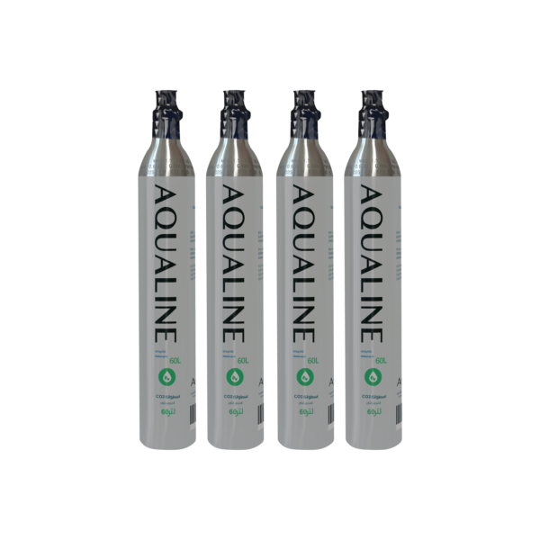 Aqualine 60L (14.5L) CO2 Cylinders – 4 Pack