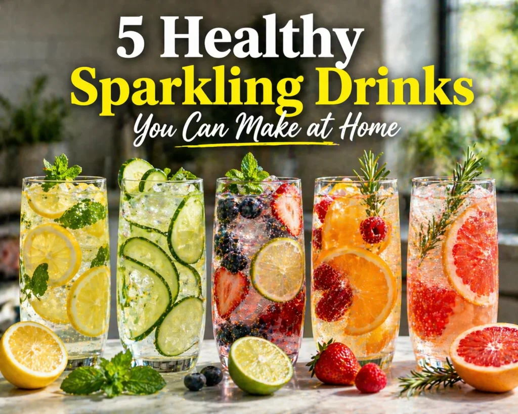 5 Healthy Sparkling Drinks You Can Make at Home