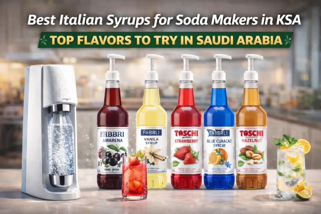 Best Italian Syrups for Soda Makers in KSA